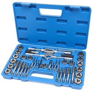 HBM - Tap en Snijset - 40-delig - Wolframstaal - UNC / UNF