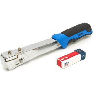 HBM Hammertacker, Einschlagtacker, Einschlagschneider Inklusive 400 Klammern