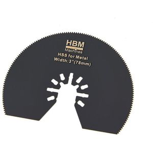 HBM 78 mm. HSS Half Rond Zaagblad Voor Metaal, Hout en Plastic voor Multitool