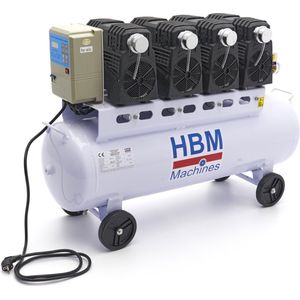 HBM 120 Liter Professionele Low Noise Compressor - Model 2
