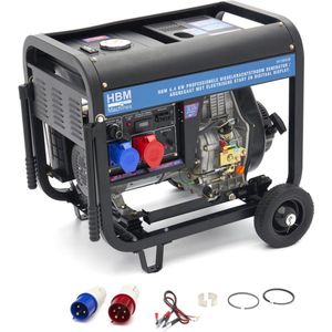 HBM Generator - 4400 Watt - Dieselmotor - 400V / 230V