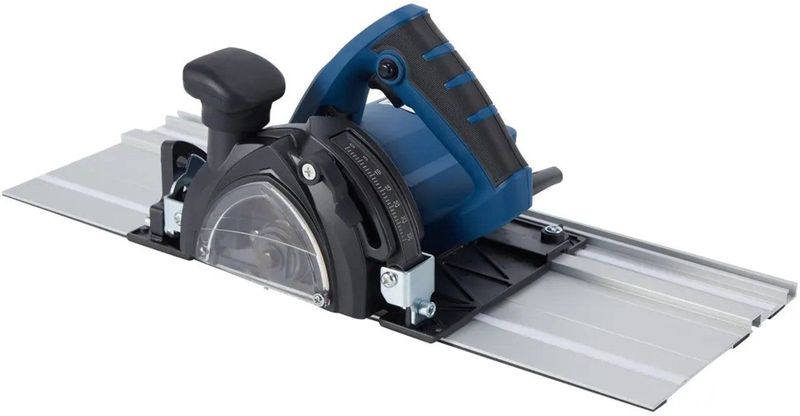 HBM - 1400W - Steen Inval Handzaagmachine - Watergekoeld - Met Liniaal 3 x 500 mm en 3 Diamantzaagbladen