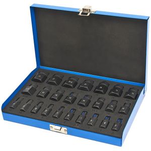 HBM - Multi-Spline Schroefextractorset - Staal - 23 Metrische Maten