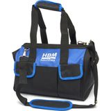 HBM - Gereedschapstas - Zwart - Ruim Open Vak - Afneembare Schouderhengsels