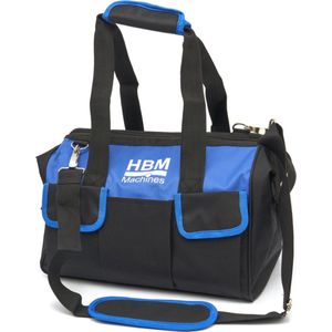 HBM - Gereedschapstas - Zwart - Ruim Open Vak - Afneembare Schouderhengsels