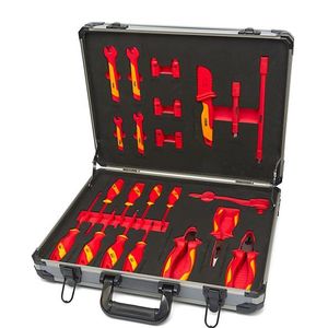 HBM - 25 Delige VDE Gereedschapset - Geïsoleerd Gereedschap - Chroom-Vanadium Staal