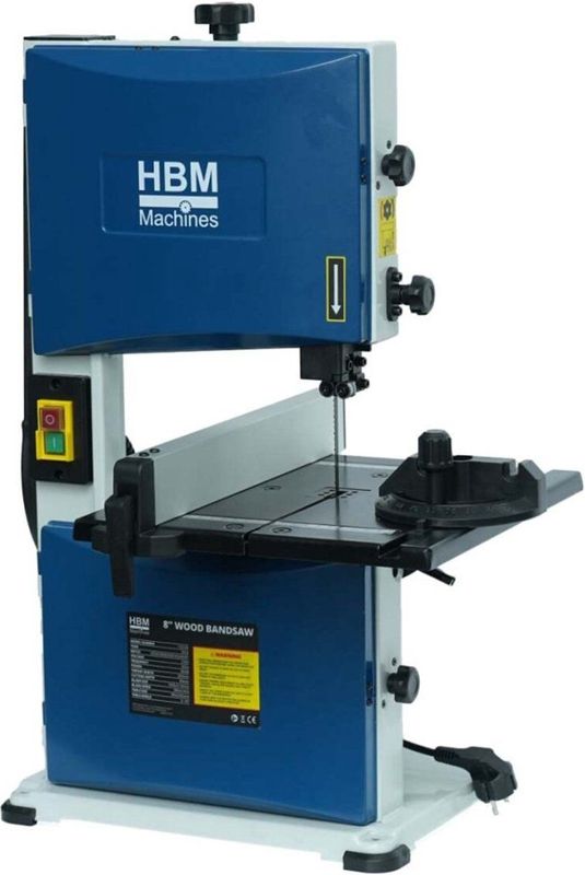 HBM - Houtbandzaagmachine - 300W - 85 mm Zaaghoogte - Precisiegeleiding