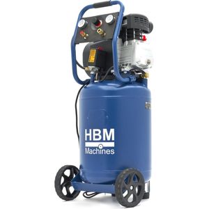 HBM - 50 Liter Zuigercompressor - Direct Aangedreven - 2 pk - Verticale Opbouw