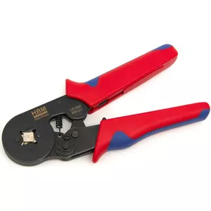 KS TOOLS Crimpzange für nicht isolierte Kabelschuhe, 220mm ( 115.1430
