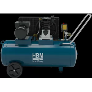 Hyundai HYACB100-31 Compressor – 100 Liter Tank, 3 Pk, 230V, 10 Bar, Riemaandrijving, IP44, 320 L/min Aanzuigdebiet