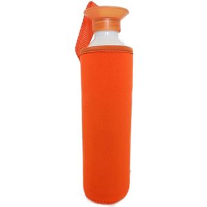 Koelhoud hoes voor de DOP per fles - Oranje  - flessen koelhouder