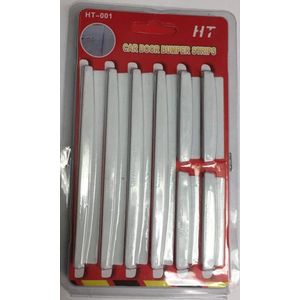 Stootstrips voor auto - Autodeur beschermers - Bescherm uw en andermans auto bij het uitstappen - Wit