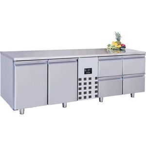 Professionele Koelwerkbank | 2 deuren & 2 laden | Mono Block | Pro Line | Combisteel | 7489.5370 | Horeca