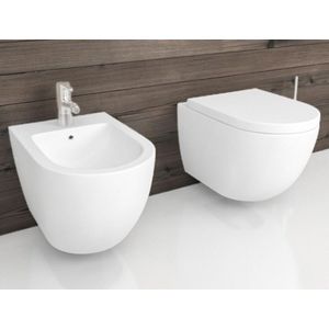 Brogali Wand Bidet. model 814 – Mat zwart