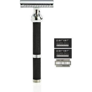 Parker 71R Double Edge Safety Razor Gesloten Kam incl. 10 Parker Mesjes