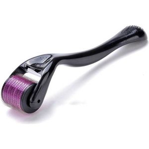 Derma Roller 540 Naalden - 3.00mm | Gezichts- en Huidverzorging | Zwart