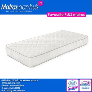 TED - Pocketvering matras - 140 x 190 x 21 cm