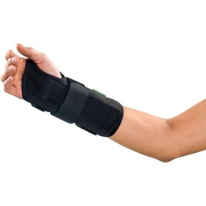 D-Ring polsbrace : Lengte: KORT, Polsomtrek: Small (13-16 cm), Linker/rechterhand: Linkerhand