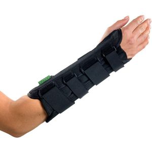 D-Ring polsbrace : Lengte: LANG, Polsomtrek: Medium (16-18 cm), Linker/rechterhand: Linkerhand