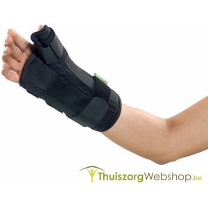 D-Ring duim- & polsbrace : Polsomtrek: Medium (16-18 cm), Linker/rechterhand: Linkerhand