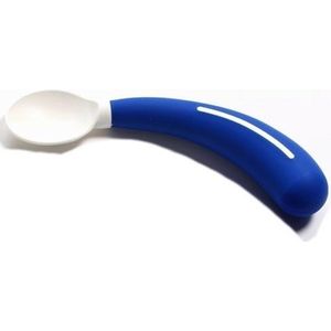Aangepast kinderbestek - Scandinavisch design: Lepel rechtshandig - blauw
