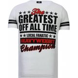 Money Team Champ - Rhinestone T-shirt - Navy