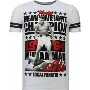 Greatest Of All Time Ali T-shirt - Wit
