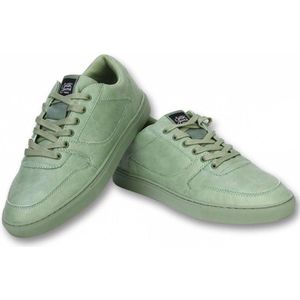 Heren Schoenen - Heren Sneaker Seed Essential - Olijfgroen