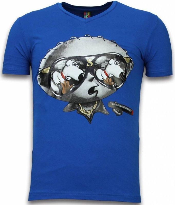 Mascherano Stewie Dog - T-shirt - Zwart