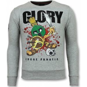 Glory Trui - Marvin Spartacus Heren Sweater - Grijs