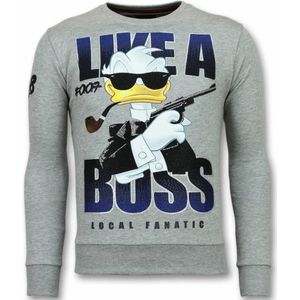 007 Trui - James Bond Heren Sweater - Grijs