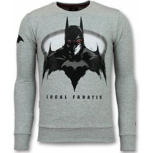 Batman Trui - Batman Heren Sweater - Truien Mannen - Grijs