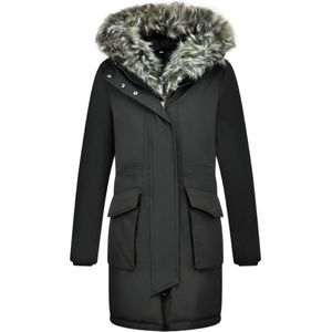Gentile Bellini - Dames Parka - Zwart - 65% Katoen 35% Polyester