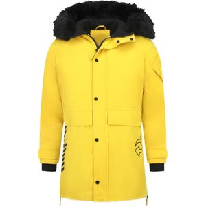 Parka Jas Heren - Lange Jas Heren - Ski-Jassen - Geel