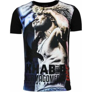 The Eagle Nurmagomedov - Men's UFC Khabib T-shirt Heren - Zwart