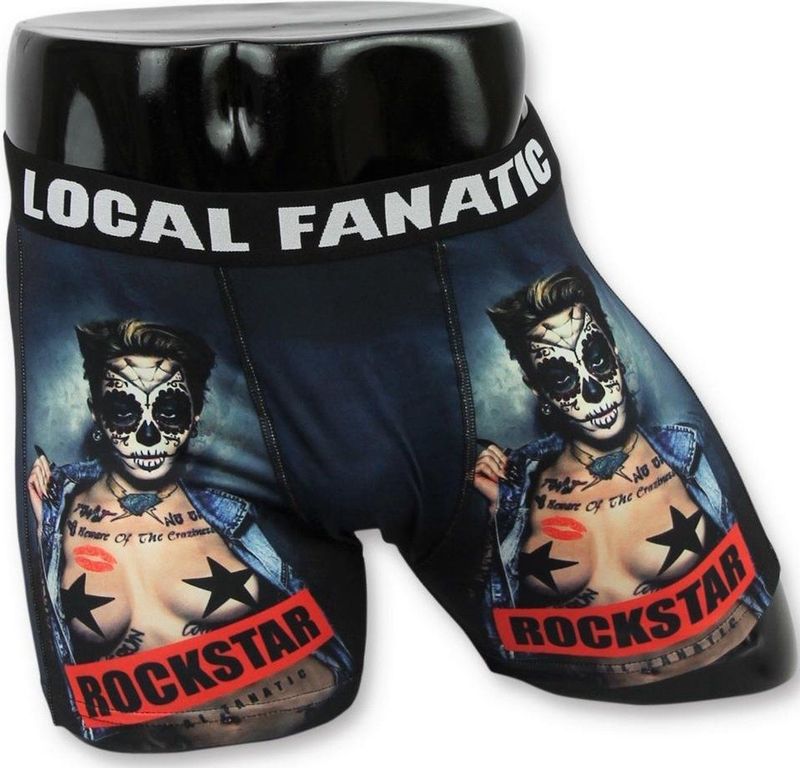 Local Fanatic - Rockstar - Boxershorts - Zwart