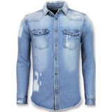 Enos - Spijkerjasje - Denim - Shirt