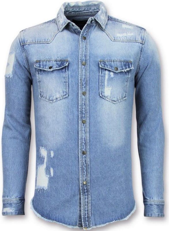 Enos - Spijkerjasje - Denim - Shirt
