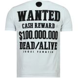 Bad Angel - Coole T shirt Heren - 6318W - Wit