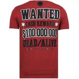 Bad Angel - Funny T shirt Heren - 6318B - Bordeaux