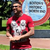 Bad Angel - Funny T shirt Heren - 6318B - Bordeaux