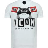 Rebel Pharaoh - Exclusieve T shirt Heren - 6322W - Wit