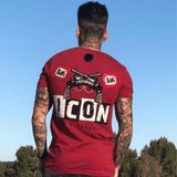 Hero Mask - Zomer T shirt Heren - 6323B - Bordeaux