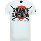 Dynamite Coyote - Leuke T shirt Heren - 6320W - Wit