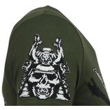 Psycho Mouse - Party T shirt Mannen - 6321G - Groen