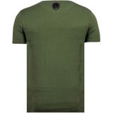 ICONS Vertical - Party T shirt Heren - 6362G - Groen