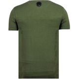 ICONS Vertical - Party T shirt Heren - 6362G - Groen