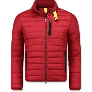 Heren - Korte Jas - Rood - Slim Fit