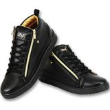 Heren Sneaker Bee Black Gold V2- CMS98 -Zwart