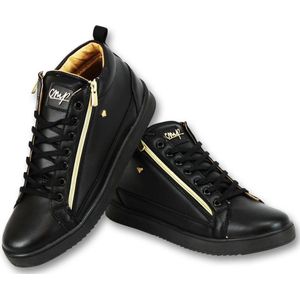 Heren Sneaker Bee Black Gold V2- CMS98 -Zwart